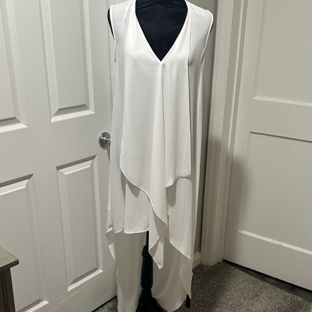 BCBGMaxAzria Asymmetrical White Dress - Picture 5 of 12